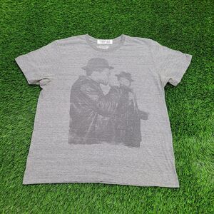 Run DMC Hip-Hop Shirt Womens XL 23x24 Gray Portrait